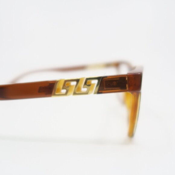 Versace VE 3319 5354 53mm Brown Monogram Logo New Women's Eyeglasses. - Picture 5 of 9